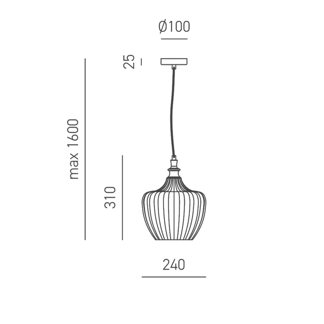 lampadario-cleofe-e27-gealuce-modello-s10-ocra