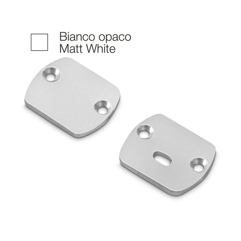 accessorio tappo baku piccolo per profilo led gealed bianco 2pz