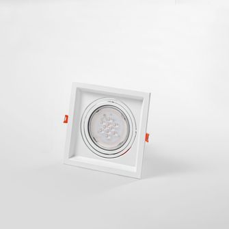 Faretto ISY702 G53 AR111 ISYLUCE quadrato orientabile incasso