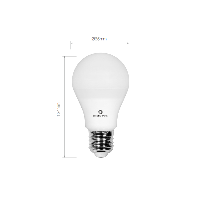 lampadina led e27 12w luce naturale 840 beneito faure 3481