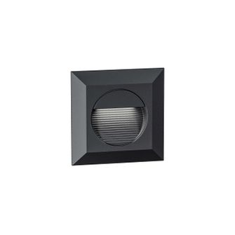 Segnapasso da incasso 3W 3000K GEALUCE quadrato grigio IP65