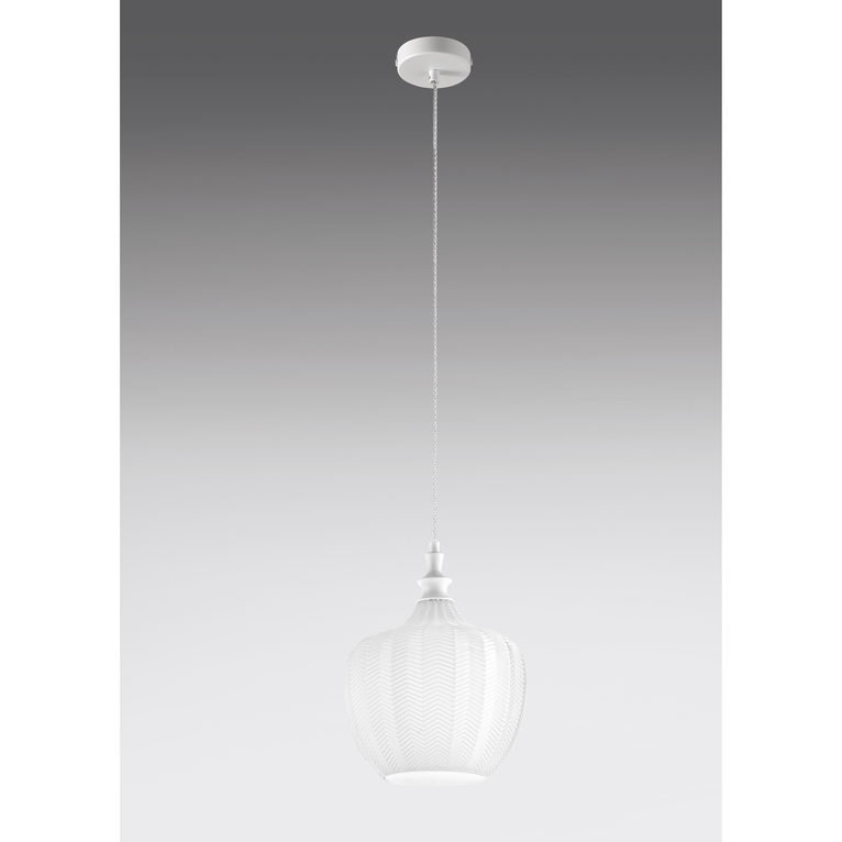 lampadario cleofe e27 gealuce modello s10 bianco