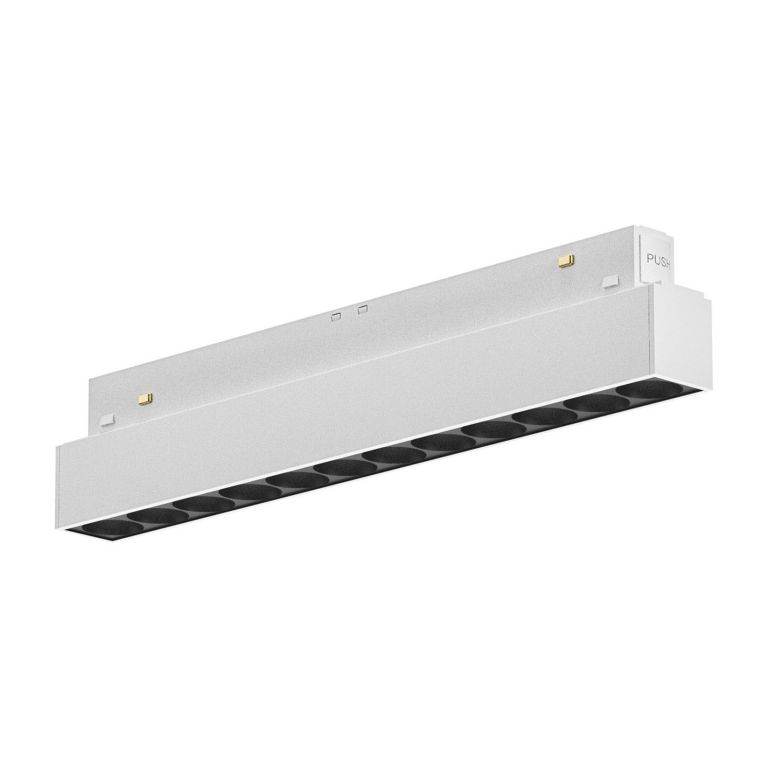reglette da binario 12w 3000k bianco antiabbaglio gealuce