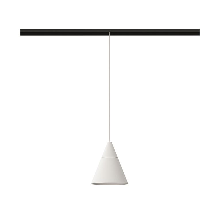 sospensione led per binario magnetico 7w 48v 3000k bianco ip20 zoe beneito faure 4796