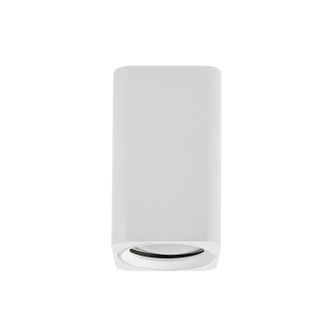 Faretto GU10 max 35W squadrato bianco IP20 Gealuce 