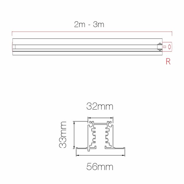 binario-trifase-incasso-3-metri-beneito-faure-3898-bianco