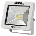 proiettore led proled 10w luce naturale 4000k ecoman bianco ip65 mini slim
