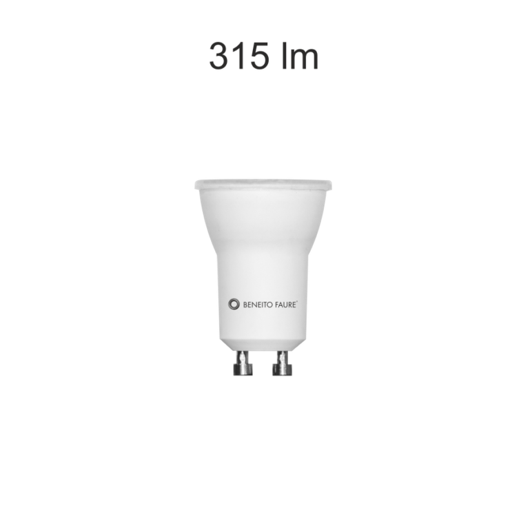 lampadina led tutto gu10 4w luce calda 830 beneito faure