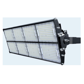 Proiettore LED asimmetrico 960W luce naturale per campi sportivi IP65 serie PRO