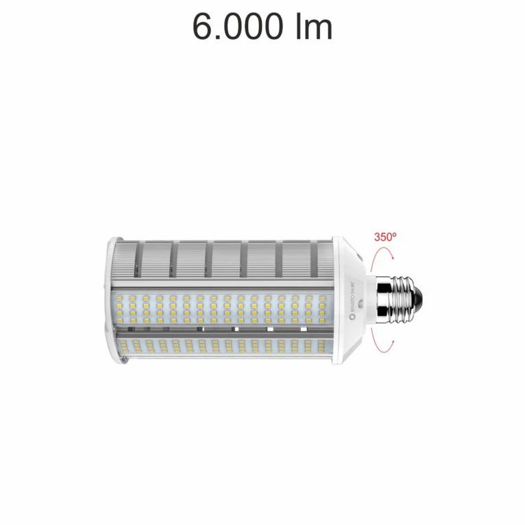 lampadina led smile e27 40w luce fredda 850 beneito faure ip64