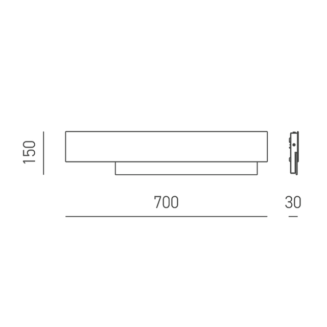 applique-doha-25w-luce-calda-3000k-gealuce-grande-tortora