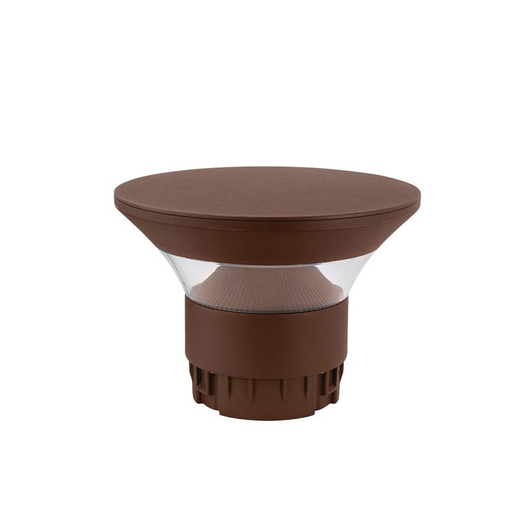 testa per paletto da giardino 12/16/20w cct fungo marrone gealuce ip65