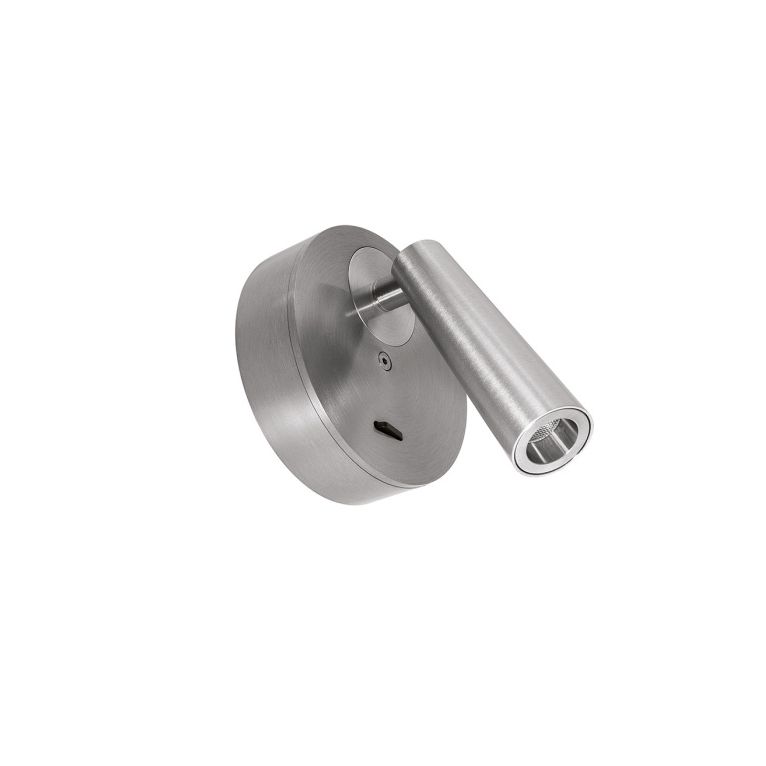 applique orientabile led 3w 3000k nickel gealuce ip20