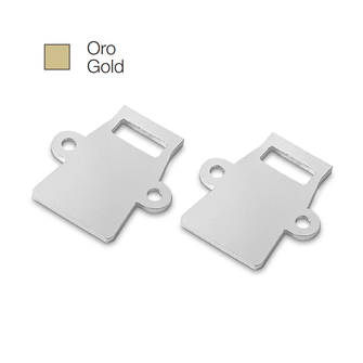 Accessorio tappo LIVERPOOL R piccolo per profilo LED GEALED oro 2pz