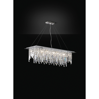 Lampadario FRANGIA 10 x G9 (40W incluse) AFFRALUX rettangolare grande