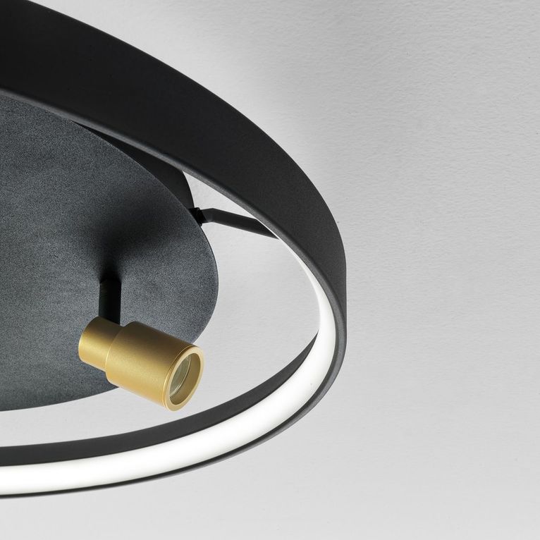 plafoniera eveline 40w luce calda 3000k gealuce bianco