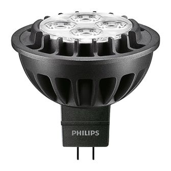 Lampadina LED GU5.3 7W luce calda 927 Philips Master LEDspot LV MR16 36°
