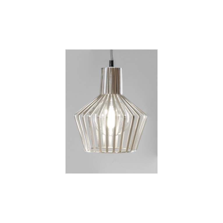 lampadario senza rosone filly e27 gealuce nichel