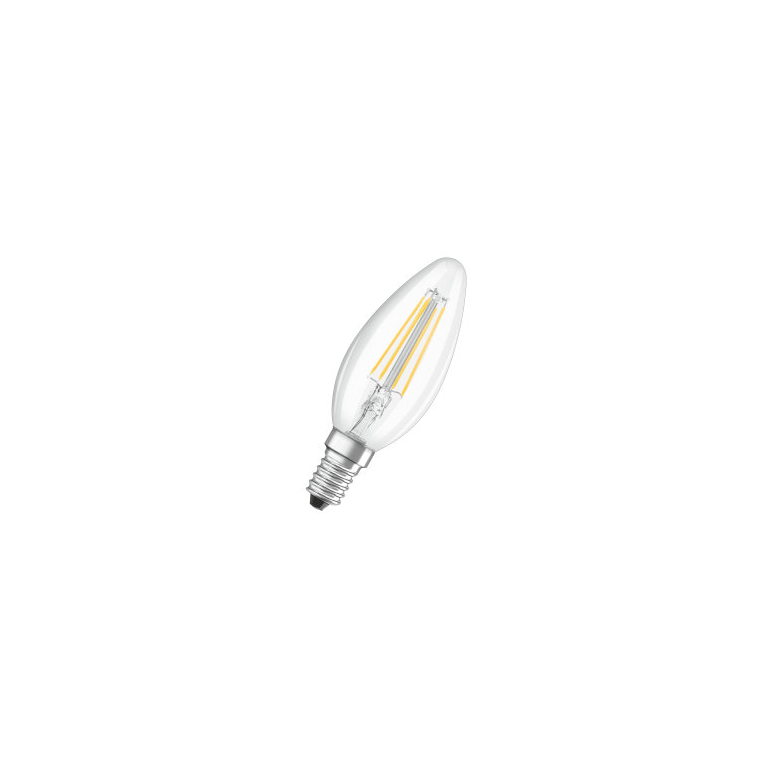 lampadina led value classic b e14 4w luce calda 827 ledvance osram