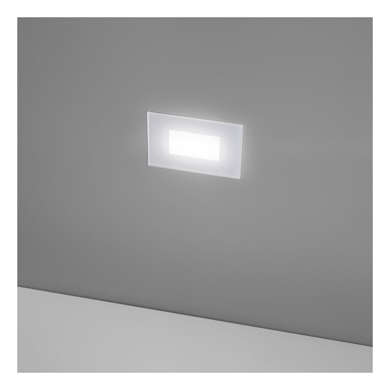 segnapasso da incasso 4.5w cct gealuce colore bianco ip66