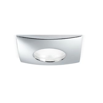 Faretto AURORA GU10 GEALED quadrato cromo ad incasso IP65