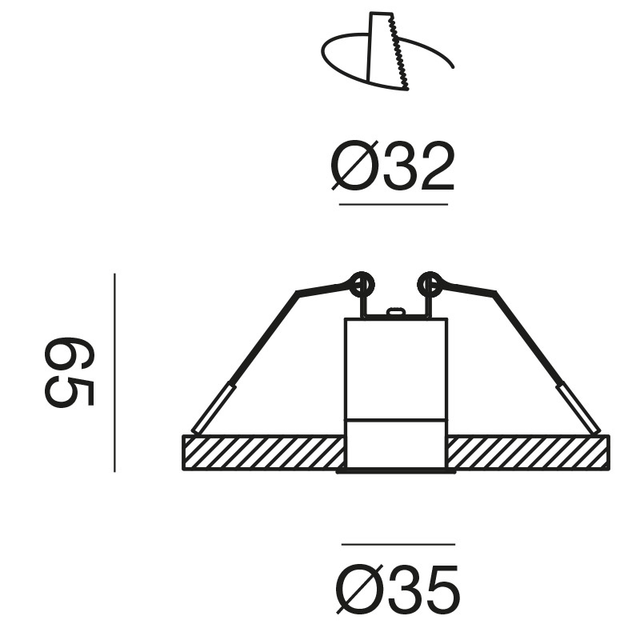 faretto-led-3w-luce-calda-3000k-nero-da-incasso-gfa1101c-gea-luce