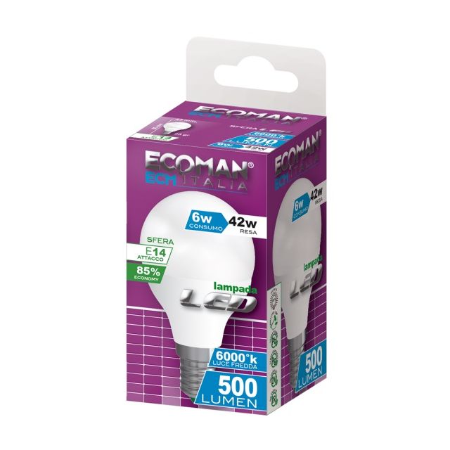lampadina-led-sfera-e14-6w-luce-fredda-6000k-ecoman-crt-box