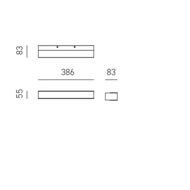 applique-led-24w-3000k-gealuce-ip20-bianco-gap51