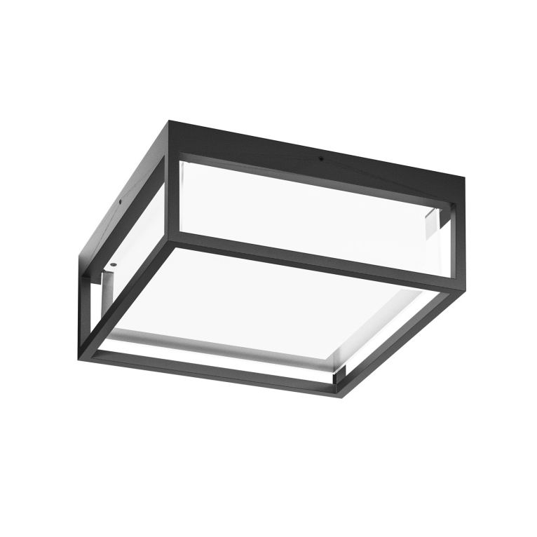 applique led 20w cct gealuce quadrato grigio ip65