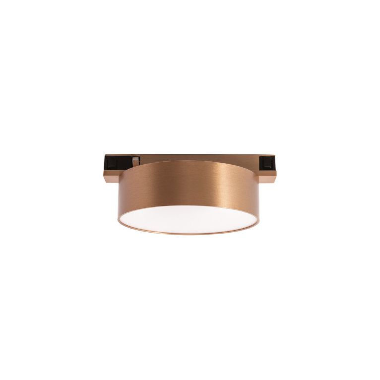 faretto led 8w da binario 48v. 3000k ip20 gealuce colore champagne