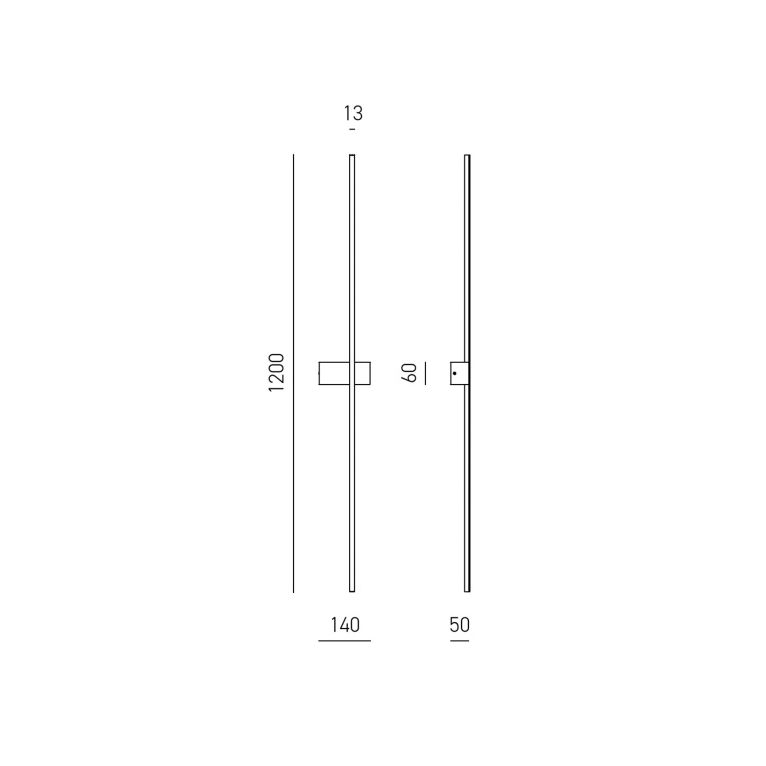 applique led 25w 3000k gealuce ip20 bianco cynara a/g