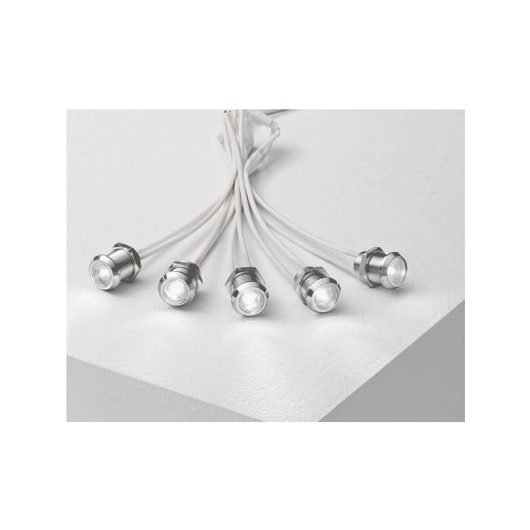 faretto altair 5x1w luce naturale 4000k gealed ad incasso alluminio