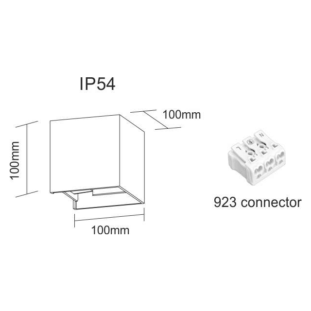 applique-da-esterno-lek-6-dot-8w-luce-calda-840-beneito-faure-bianco