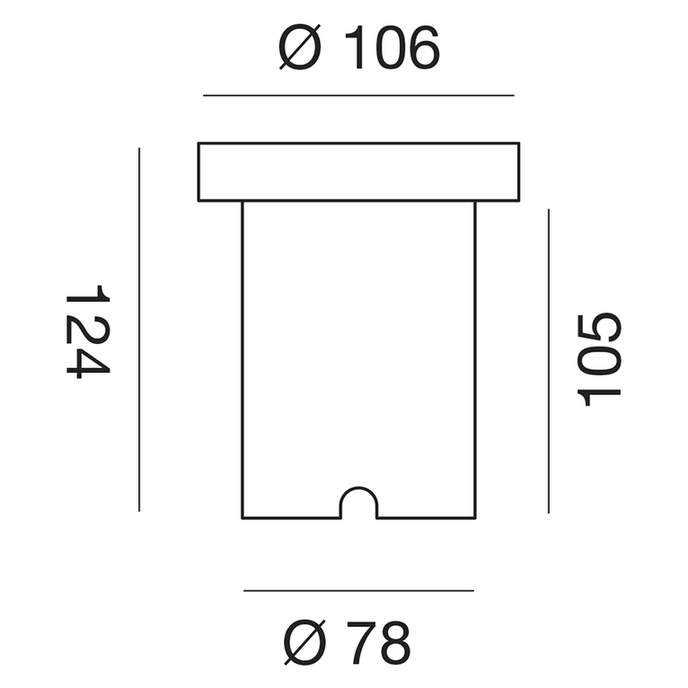 faretto calpestabile egoi gu10 gealed quadrato ip67