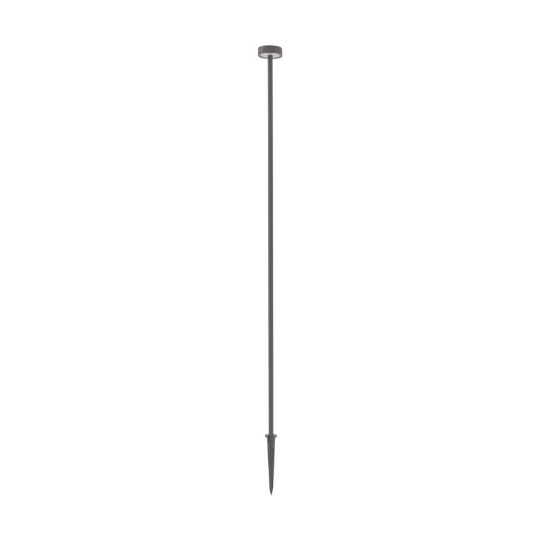 paletto da giardino 1.5w 3000k grigio ip65 gealuce 80cm