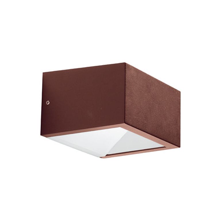 applique led 9w cct marrone ip54 gealuce 