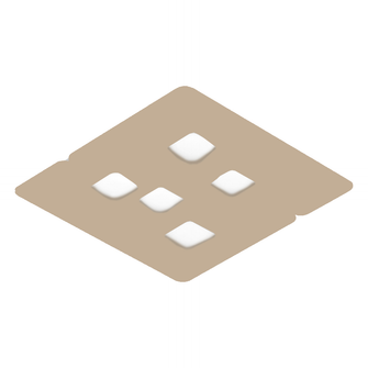 Plafoniera GISELLE Gx53 GEALUCE medio tortora