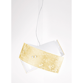 Lampadario CAMILLA E27 GEALUCE grande oro