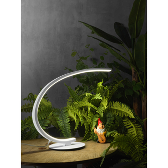 Lume da tavolo IOLE 12W luce calda 3000K GEALUCE bianco