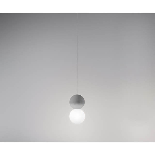 lampadario-sfera-g9-gealuce-singolo-grigio-scuro