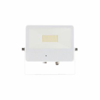 Proiettore SKY 50W luce fredda 850 Beneito Faure bianco con sensore a microonde IP65 IK08