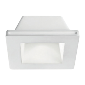 Faretto BIANCA GU10 GEALED quadrato ad incasso