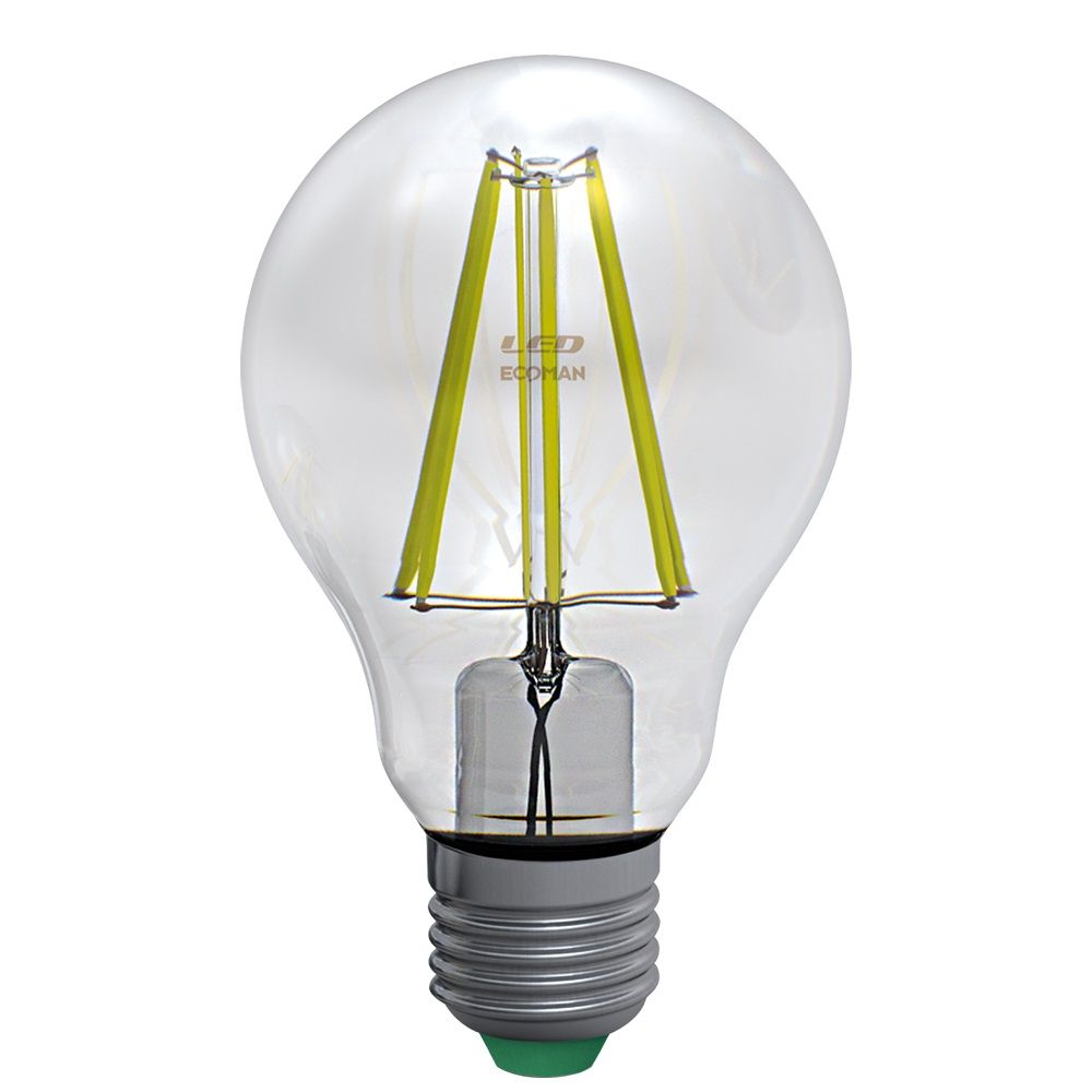 LAMPADINA LED FILAMENT GOCCIA A60 E27 10W LUCE CALDA 2700°K DIMMERABILE