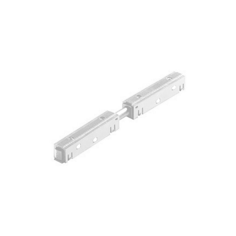 modulo connessione lineare 2 binari incasso o superficie. bianco gealuce