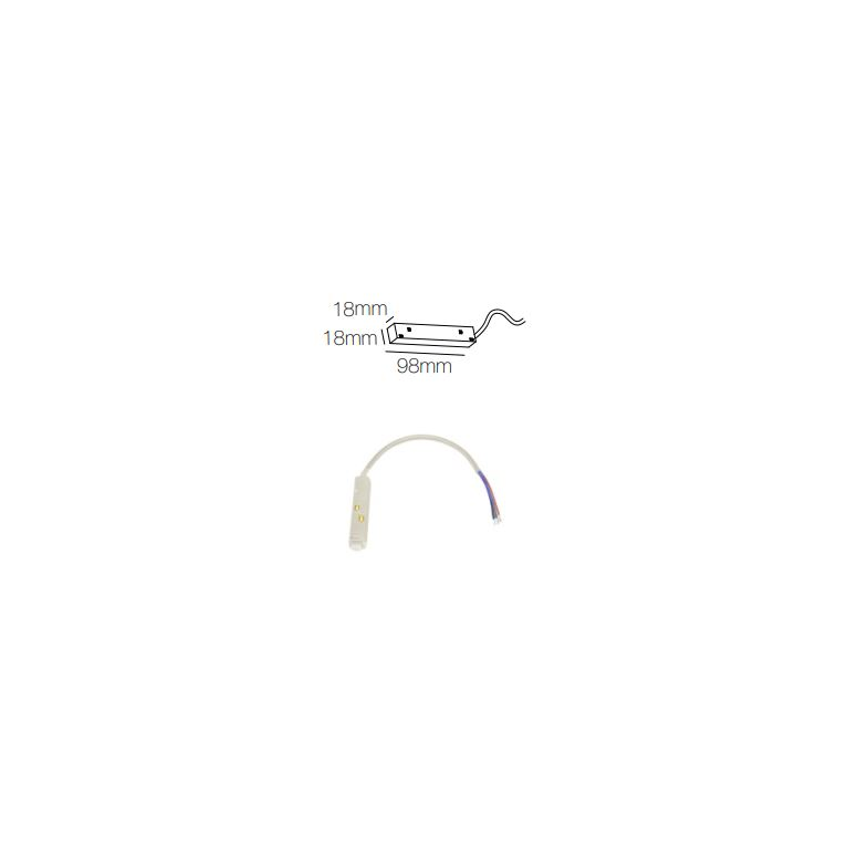 accessorio connettore magnetico per magnet track beneito faure bianco