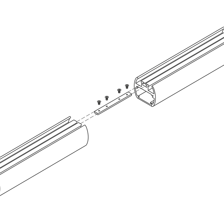 accessorio giunzione piccola lineare per profilo led astana baku bled bucarest riga gealed