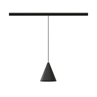 Sospensione LED per binario magnetico 7W 48V 3000K nero IP20 ZOE BENEITO FAURE 4798