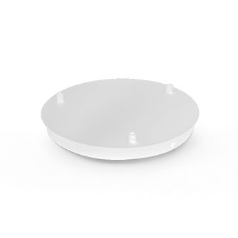 Rosone tondo ALICE 3 fori GEALUCE bianco