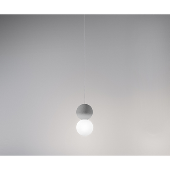 Lampadario SFERA G9 GEALUCE singolo grigio scuro