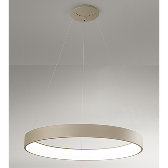 Lampadario BAND DIODI 136W luce calda 3200K AFFRALUX sabbia XL